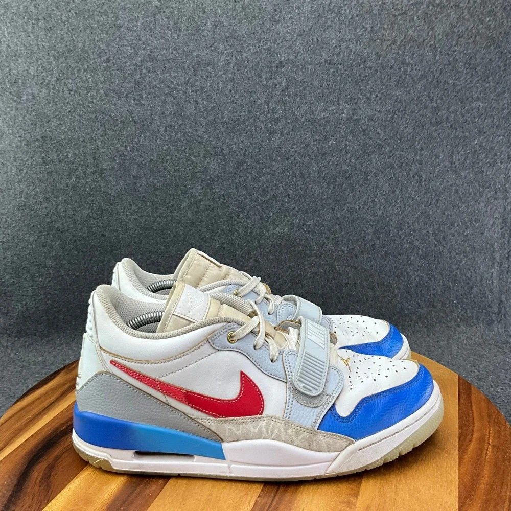 Nike Men's Air Jordan Legacy 312 Low White University Red Blue 10.5 FN8902-161